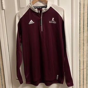 St. Jude’s Adidas Climalite Mens 1/4 Zip Pullover, Size M